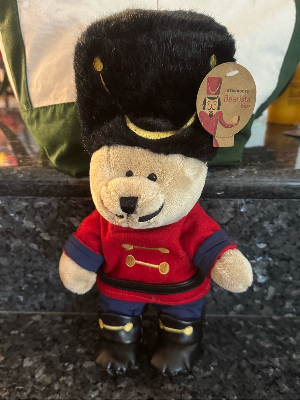 Starbucks Bearista Bear Plush - Red, Black, Blue, Cream